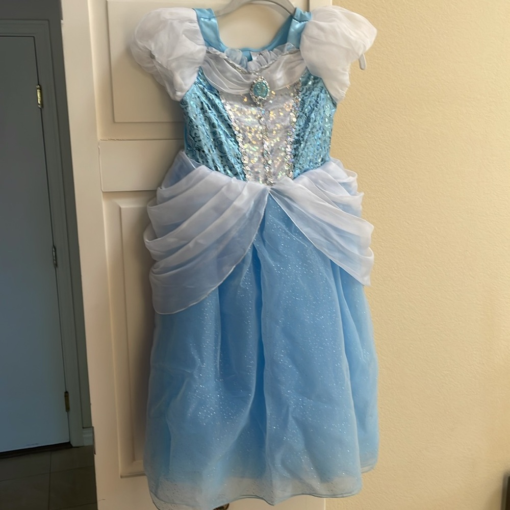 Disney Cinderella Princess Dress Up Costume Dress size 7/8 - Picture 2 of 6